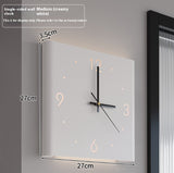 Wohnzimmer-Wandaufkleber-Wanduhren kreative Winkel-Uhr