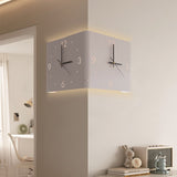 Wohnzimmer-Wandaufkleber-Wanduhren kreative Winkel-Uhr