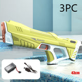 Summer Full Automatic Electric Water Gun Toy Induction Water Absorbing High-Tech Burst Water Gun Beach Outdoor Water Fight Toys
