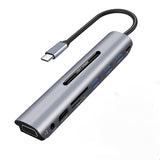 USB C HUB Dockingstation 9 in 1 Typ-C HDMI VGA Niedertemperatur-Mobilcomputer-Erweiterungs-Dockingzubehör