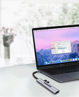 USB C HUB Dockingstation 9 in 1 Typ-C HDMI VGA Niedertemperatur-Mobilcomputer-Erweiterungs-Dockingzubehör