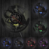 Vinyl-Wanduhr Vinyl-Wanduhr Kreative Retro-Nostalgie-Wanduhr Wanduhr