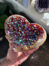 Valentinsgeschenk aus Kunstkristall, Kunsthandwerk aus Kunstharz