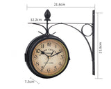 Europäische Wanduhr aus Eisen