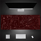 Übergroße Schreibtischunterlage für Tastatur und Maus im Industrie-Stil