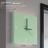 Wohnzimmer-Wandaufkleber-Wanduhren kreative Winkel-Uhr