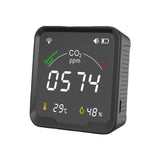 LED-Farbbildschirm Graffiti WIFI Smart Home Temperatur- und Feuchtigkeitssensor
