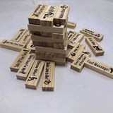 Paar-Spielabend Intimitäts-Turmspiel Jenga Valentinstag Wackelturm Stapelspiel Party Interaktive Spiele 18+