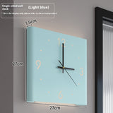 Wohnzimmer-Wandaufkleber-Wanduhren kreative Winkel-Uhr