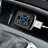Reifendrucküberwachungssystem Sensoren Zigarettenanzünder USB-Anschluss Auto-Sicherheitsalarmsysteme Reifendruck
