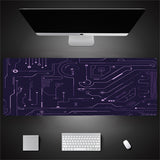 Übergroße Schreibtischunterlage für Tastatur und Maus im Industrie-Stil