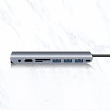 USB C HUB Dockingstation 9 in 1 Typ-C HDMI VGA Niedertemperatur-Mobilcomputer-Erweiterungs-Dockingzubehör