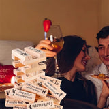 Paar-Spielabend Intimitäts-Turmspiel Jenga Valentinstag Wackelturm Stapelspiel Party Interaktive Spiele 18+