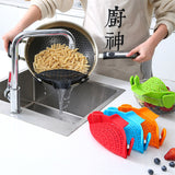 Kitchen Gadgets Silikon-Abflussstopfen für die Topfseite