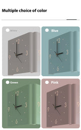Wohnzimmer-Wandaufkleber-Wanduhren kreative Winkel-Uhr